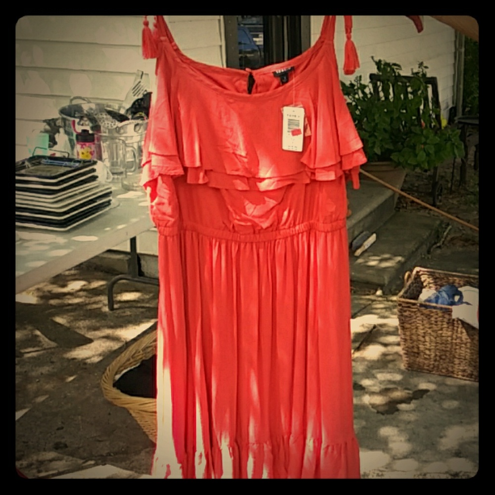 Coral Summer Dress